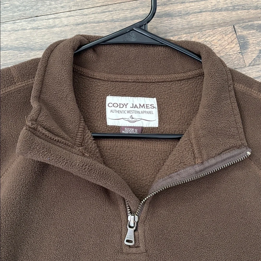 Cody James Men's Tan Zip-Up Sweater